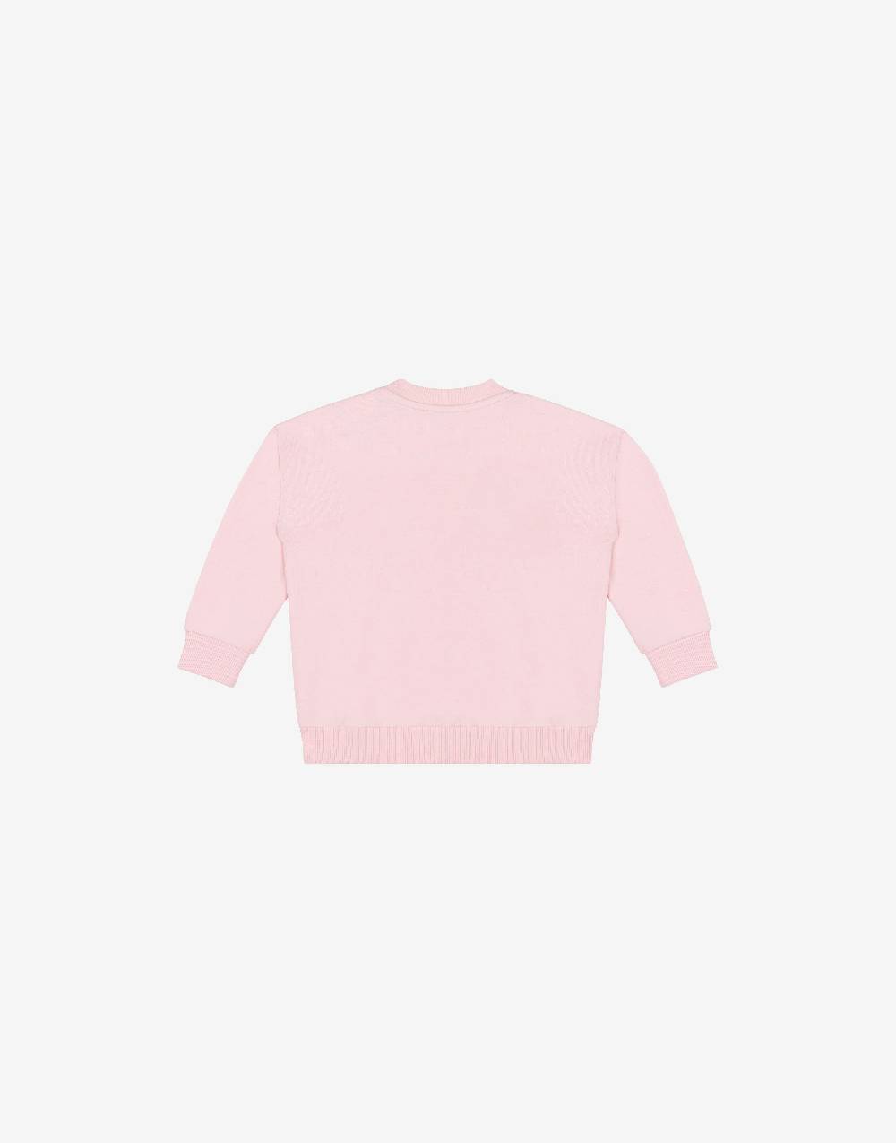 Love Moschino Felpa in cotone Logo Print Sottocosto