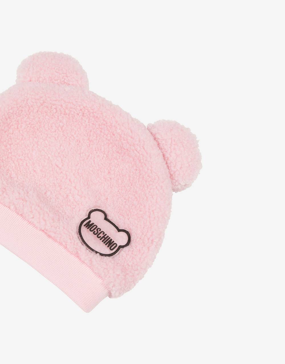 Love Moschino Cappello in tessuto soft Teddy Patch Novità
