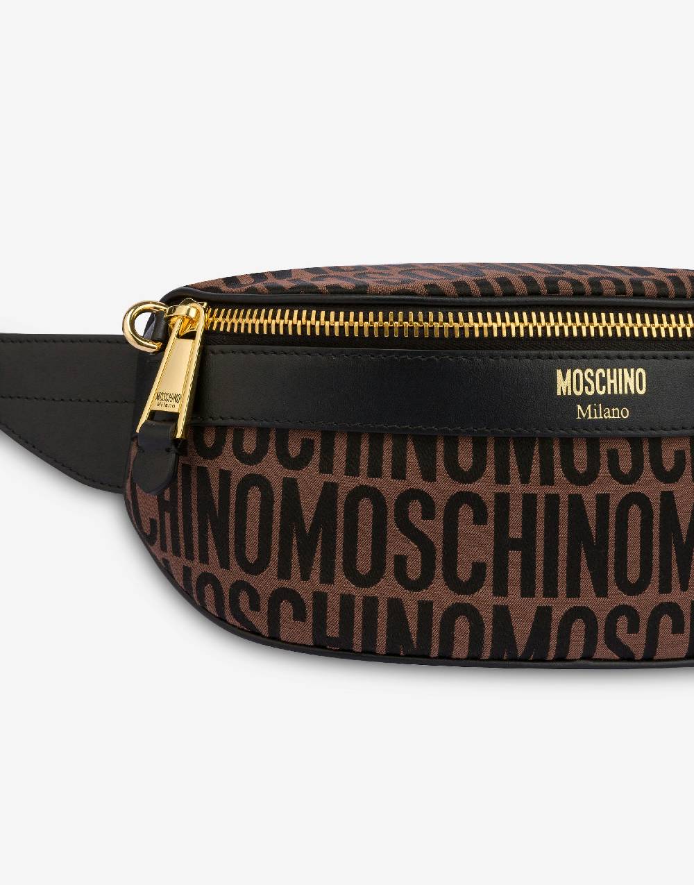 Love Moschino Marsupio in nylon Allover Logo Nuova
