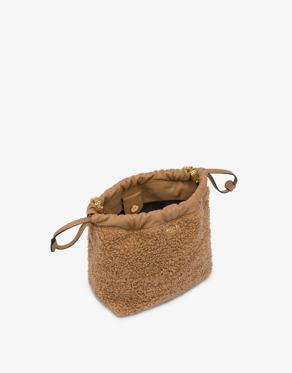 Love Moschino Borsa a secchiello Mini Lettering Offerta