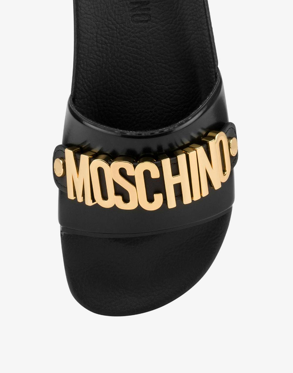 Love Moschino Pool slides Lettering Logo Vendita