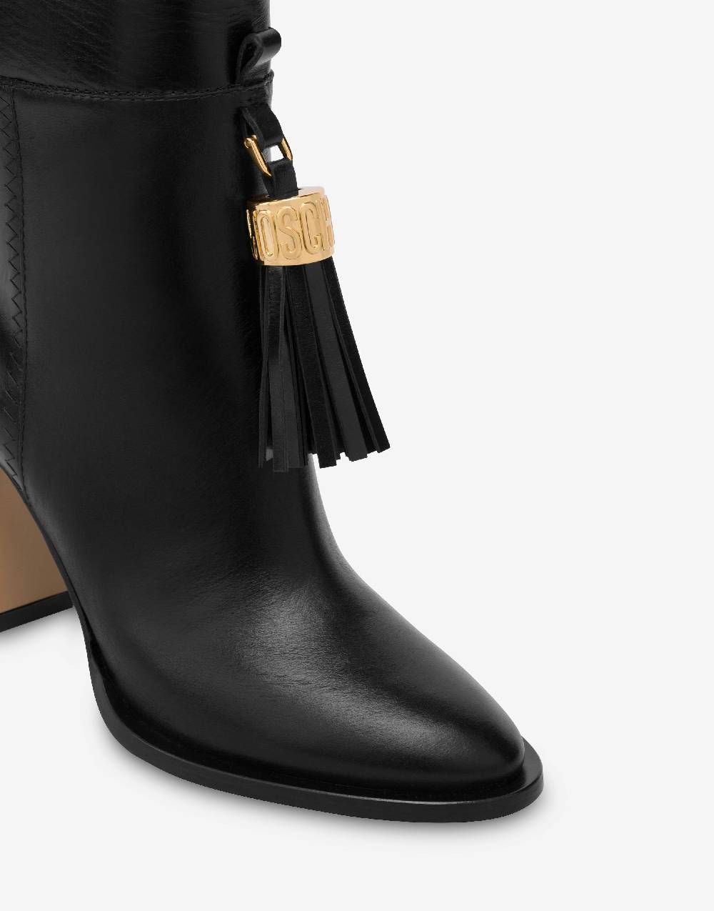 Love Moschino Stivaletti in vitello Metal Tassel Consegna Veloce