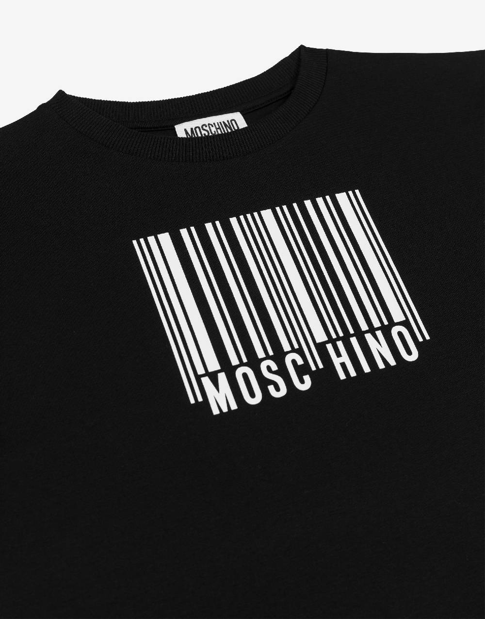 Love Moschino Maxi t-shirt in jersey Barcode Logo Online