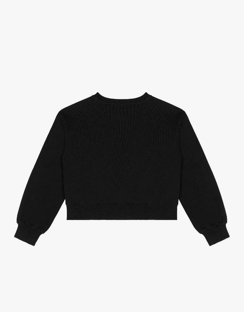 Love Moschino Felpa in cotone You Can't Be Serious Offerte