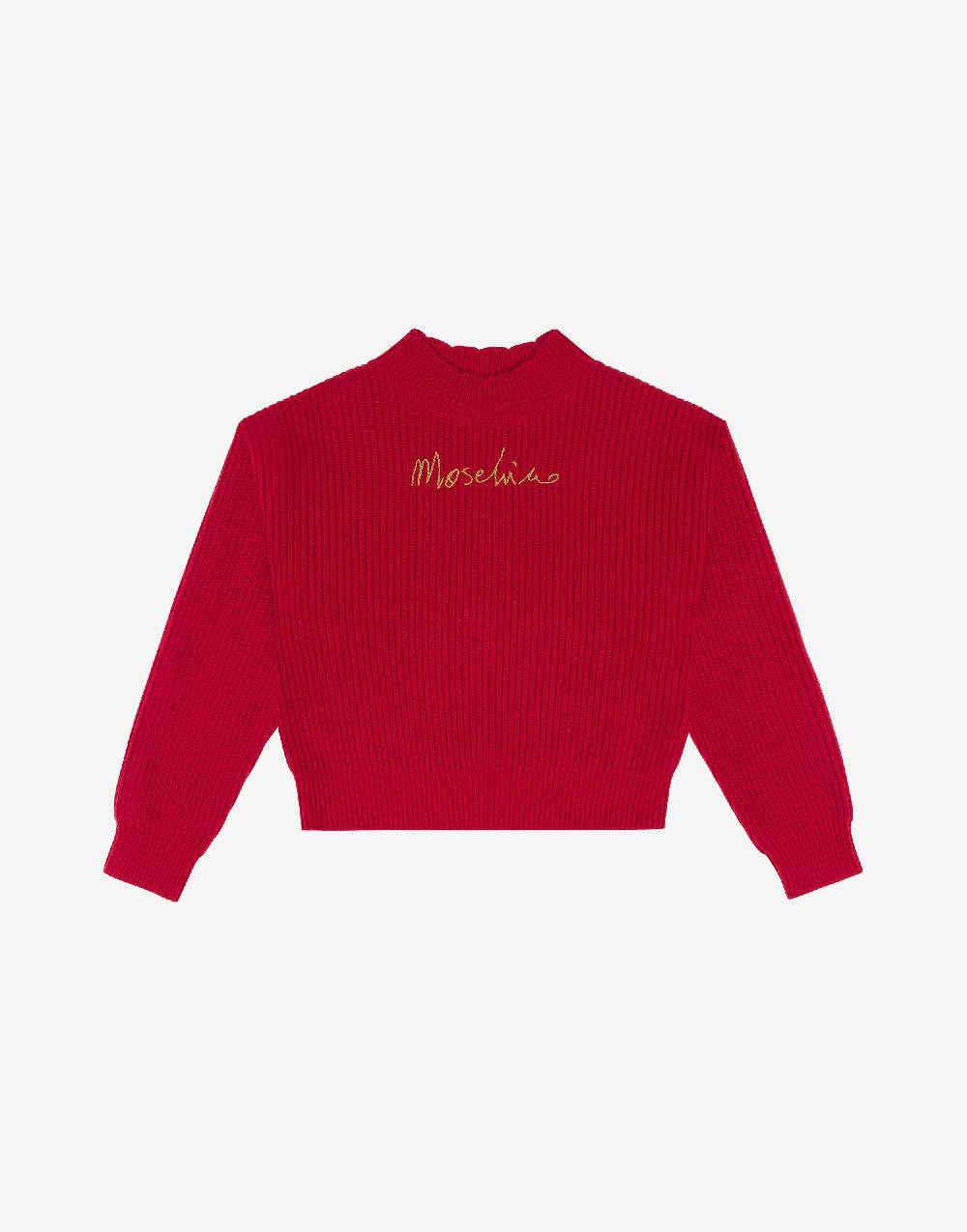 Love Moschino Pullover in lana Logo Embroidery Duty-free