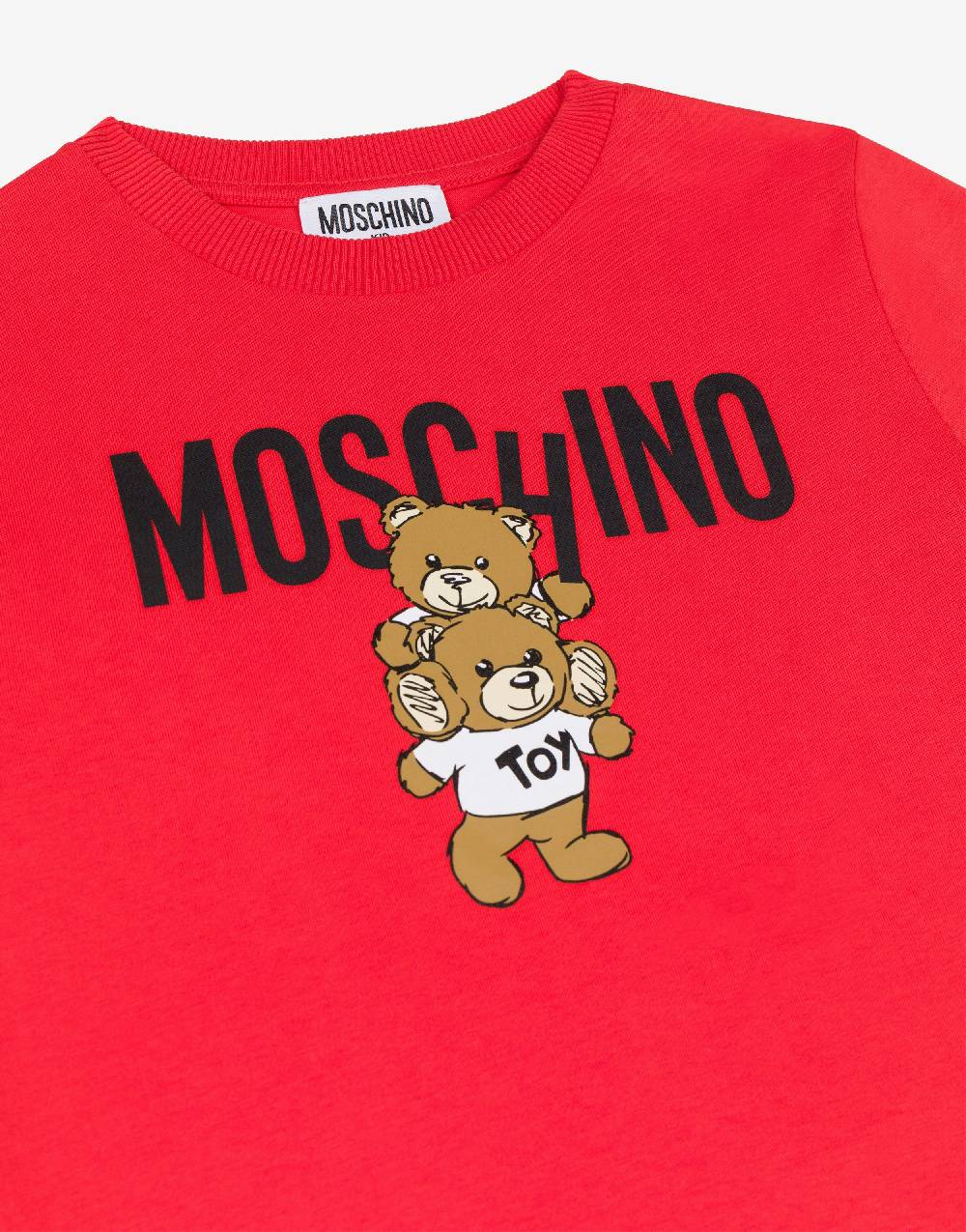 Love Moschino T-shirt in jersey Teddy Logo 50% di sconto per tempo limitato