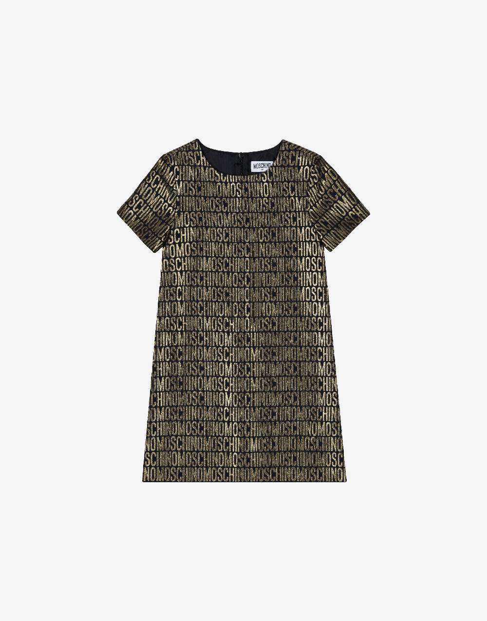 Love Moschino Abito Allover Logo Jacquard Italia