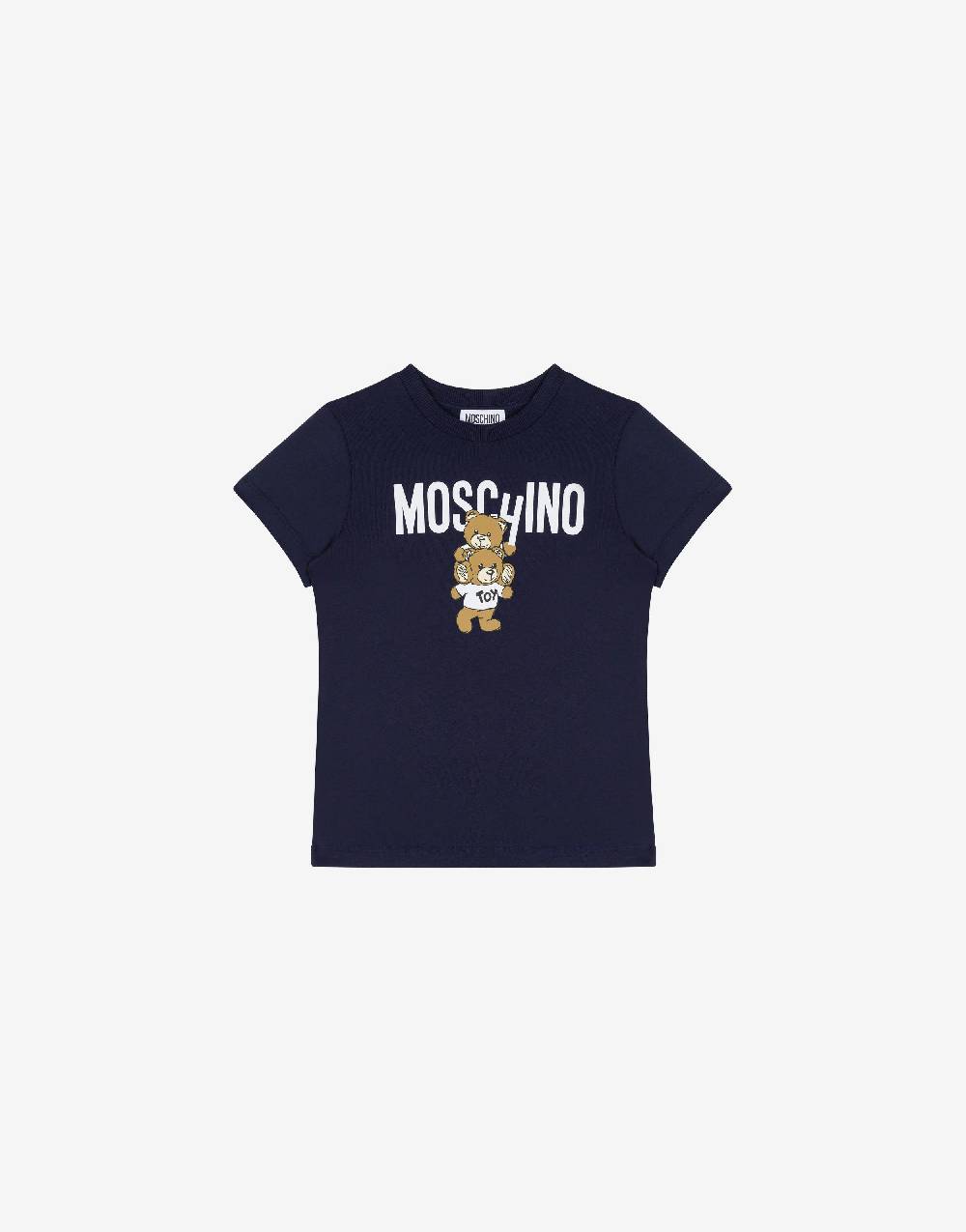 Love Moschino T-shirt in jersey Teddy Logo Pezzi Unici