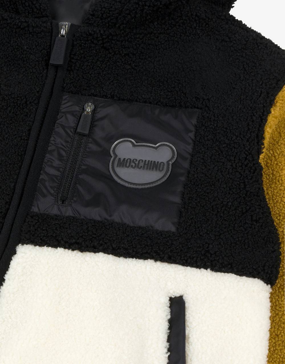 Love Moschino Giacca con cappuccio Teddy Patch Soddisfazione Garantita