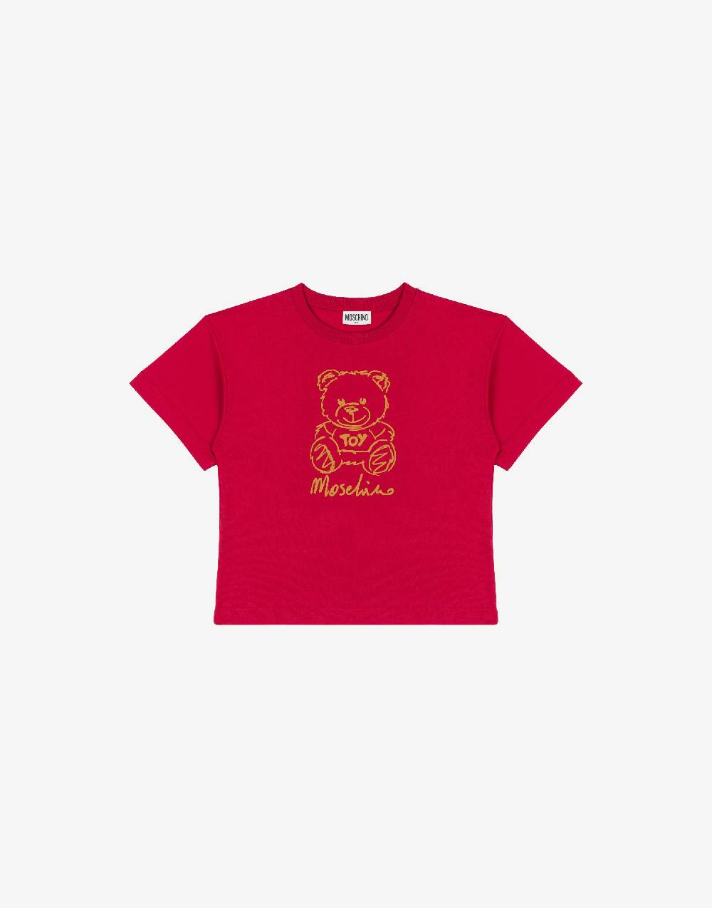 Love Moschino T-shirt in jersey Teddy Print
