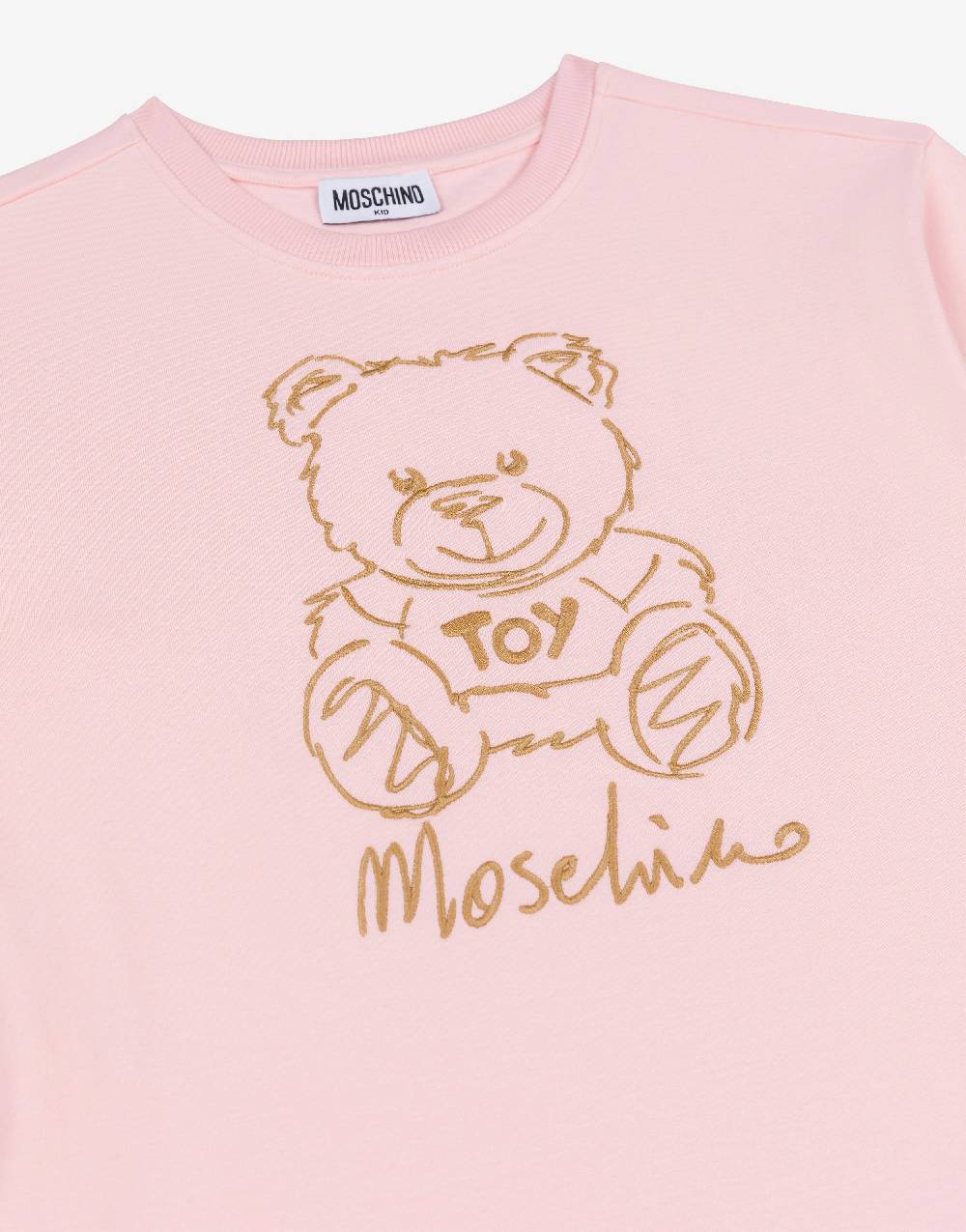 Love Moschino Abito in felpa Teddy Embroidery Vendita Economica