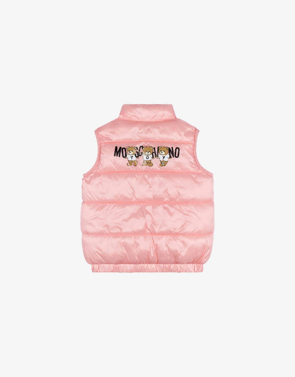 Love Moschino Gilet imbottito in nylon Logo Lettering Negozio