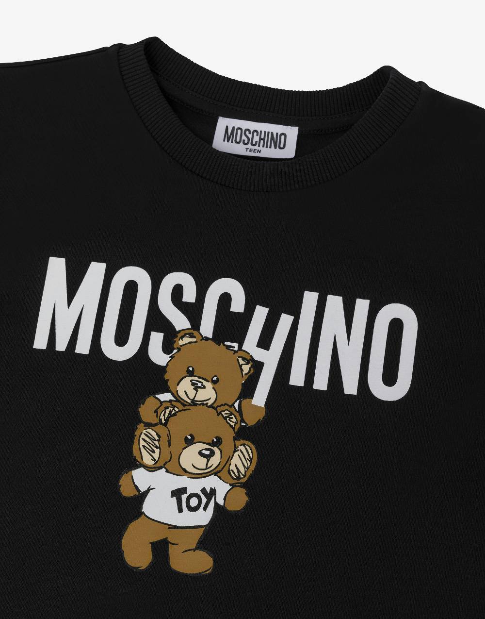 Love Moschino T-shirt in jersey Teddy Logo Nuova