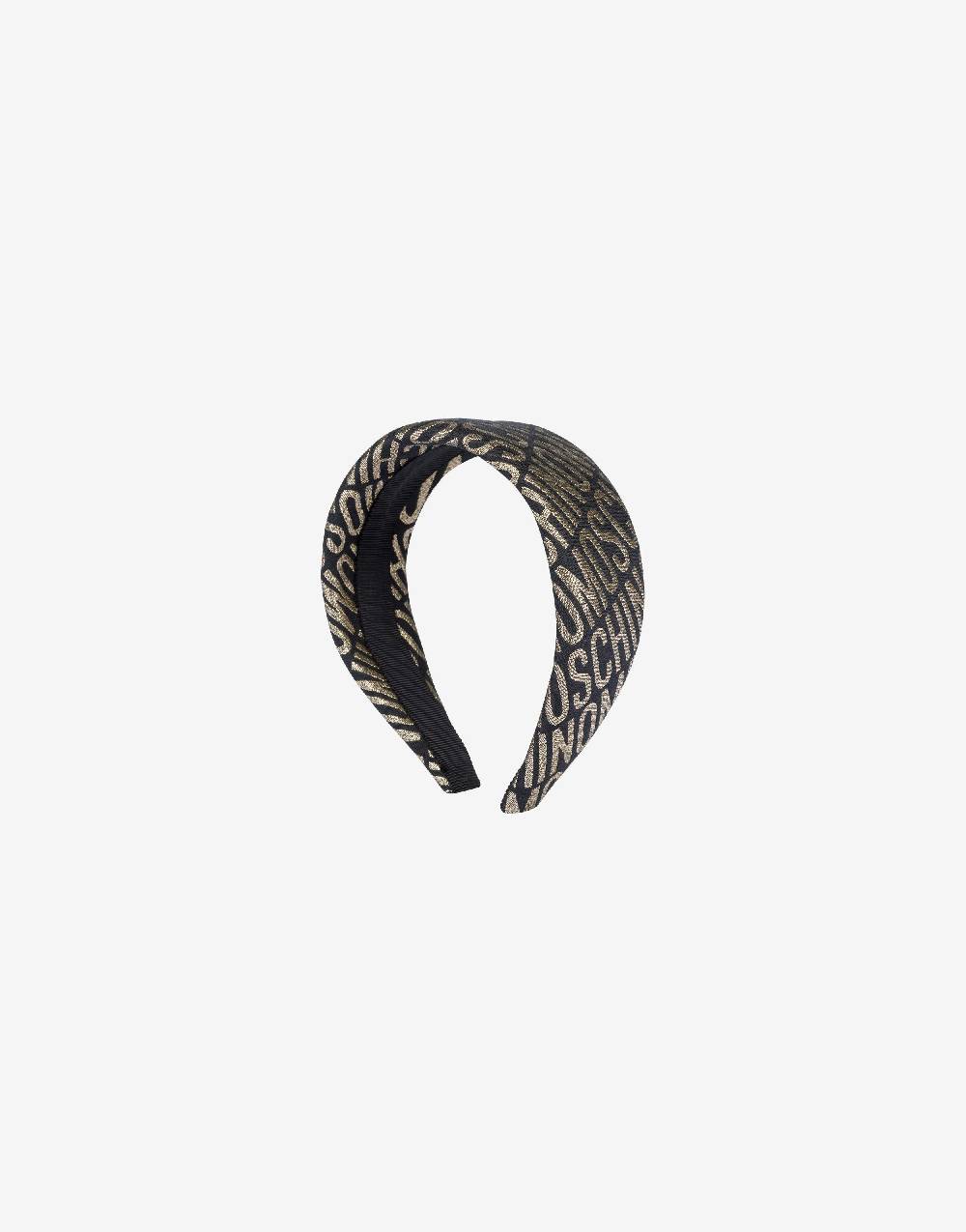 Love Moschino Cerchietto Allover Jacquard Logo Prezzo di fabbrica