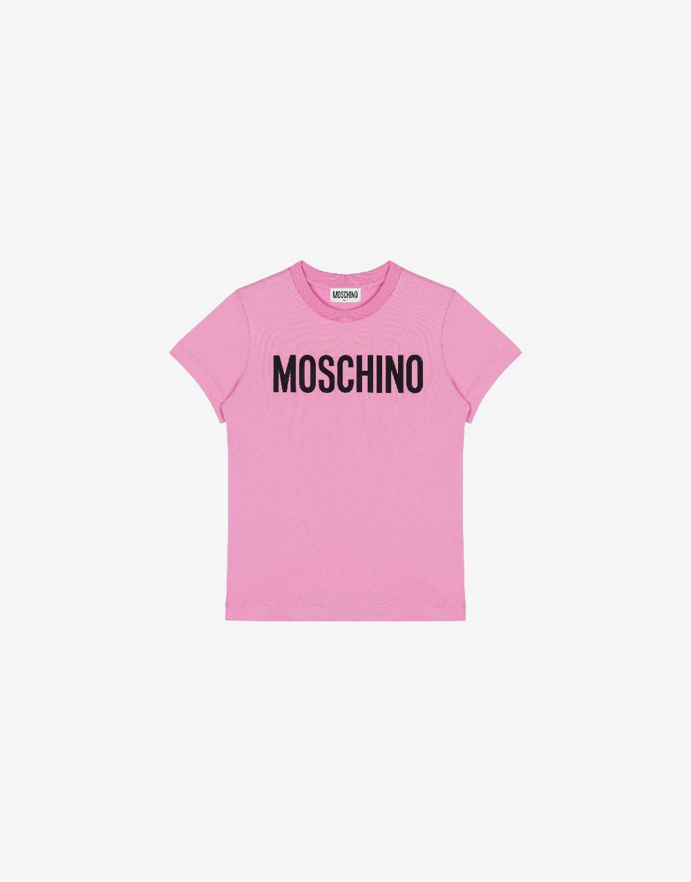 Love Moschino T-shirt in jersey Lettering Logo Comprare a buon mercato
