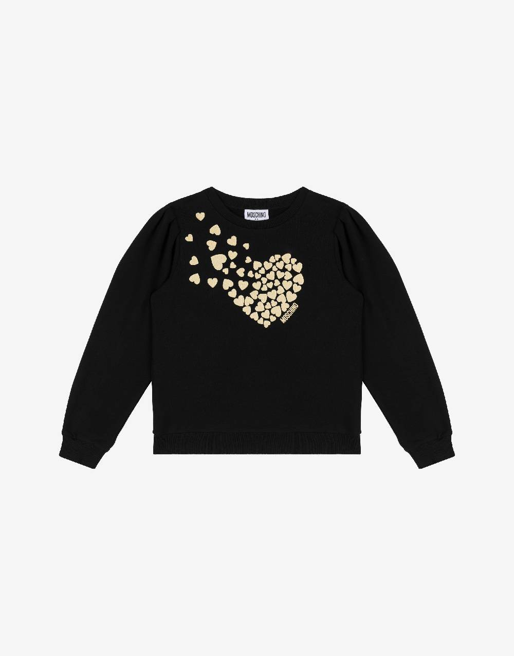 Love Moschino Felpa in cotone Degradé Heart Fornitura limitata