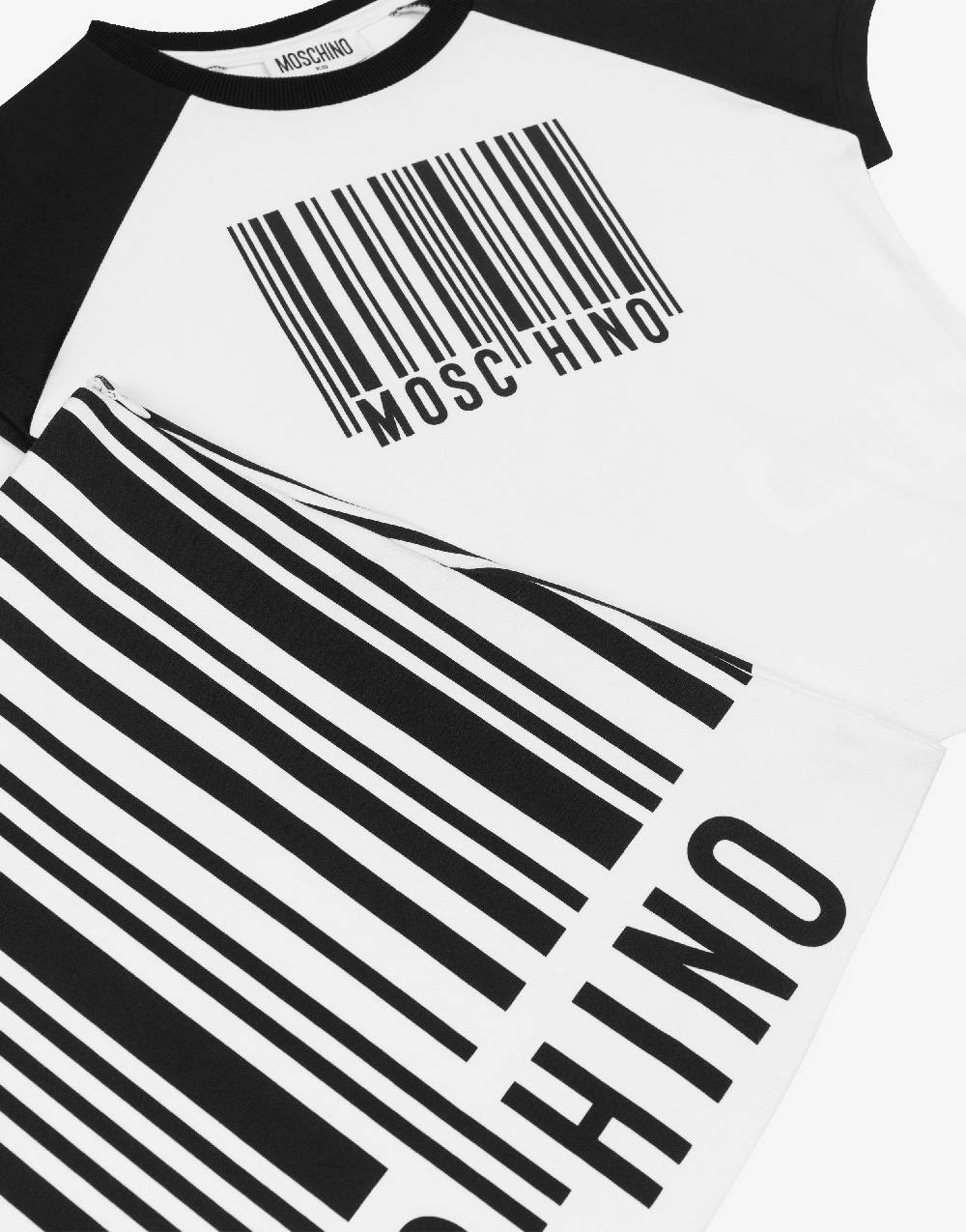 Love Moschino Completo t-shirt e gonna Barcode Offerta esclusiva