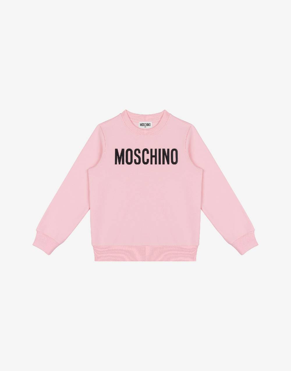 Love Moschino Felpa in cotone Logo Grandi sconti