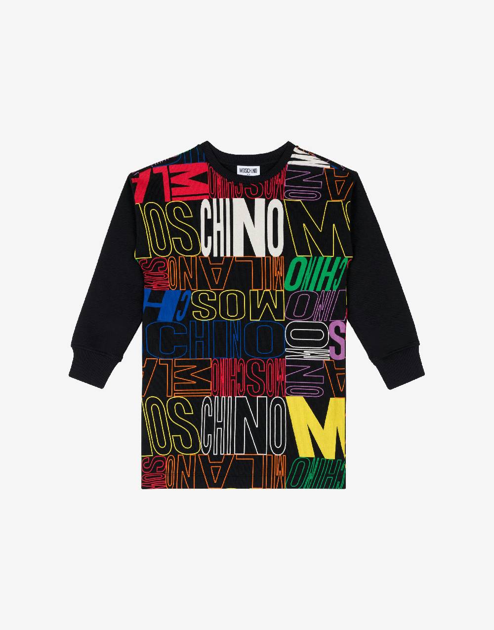 Love Moschino Abito in felpa Allover Logo Nuovi prodotti