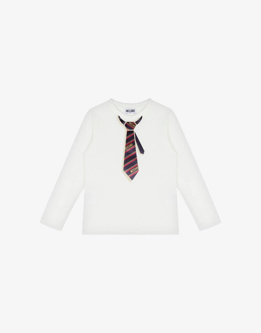 Love Moschino T-shirt in jersey Tie Print Liquidazione