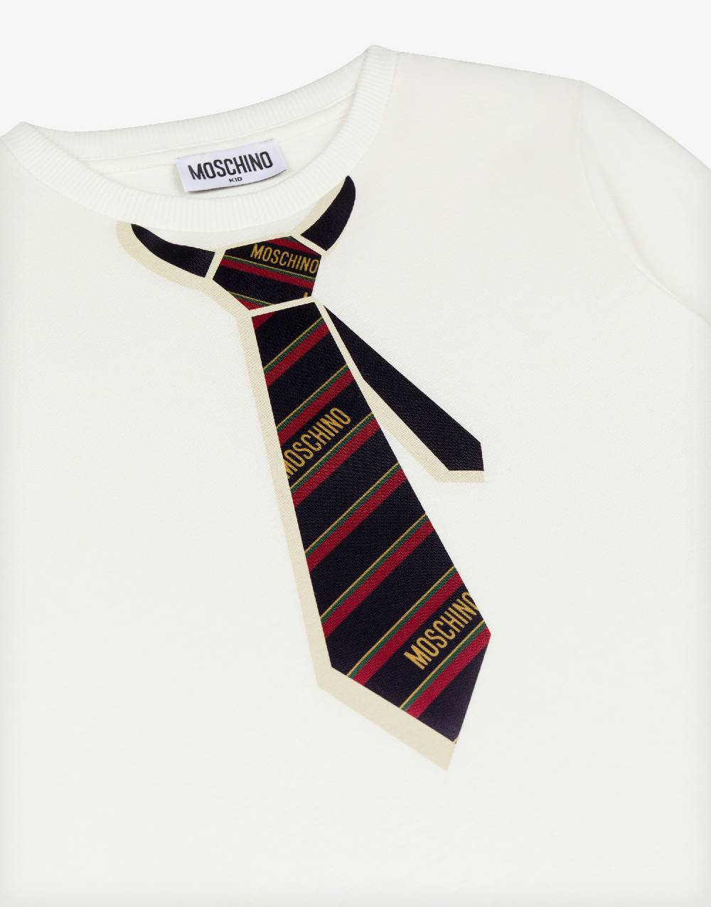 Love Moschino T-shirt in jersey Tie Print Liquidazione