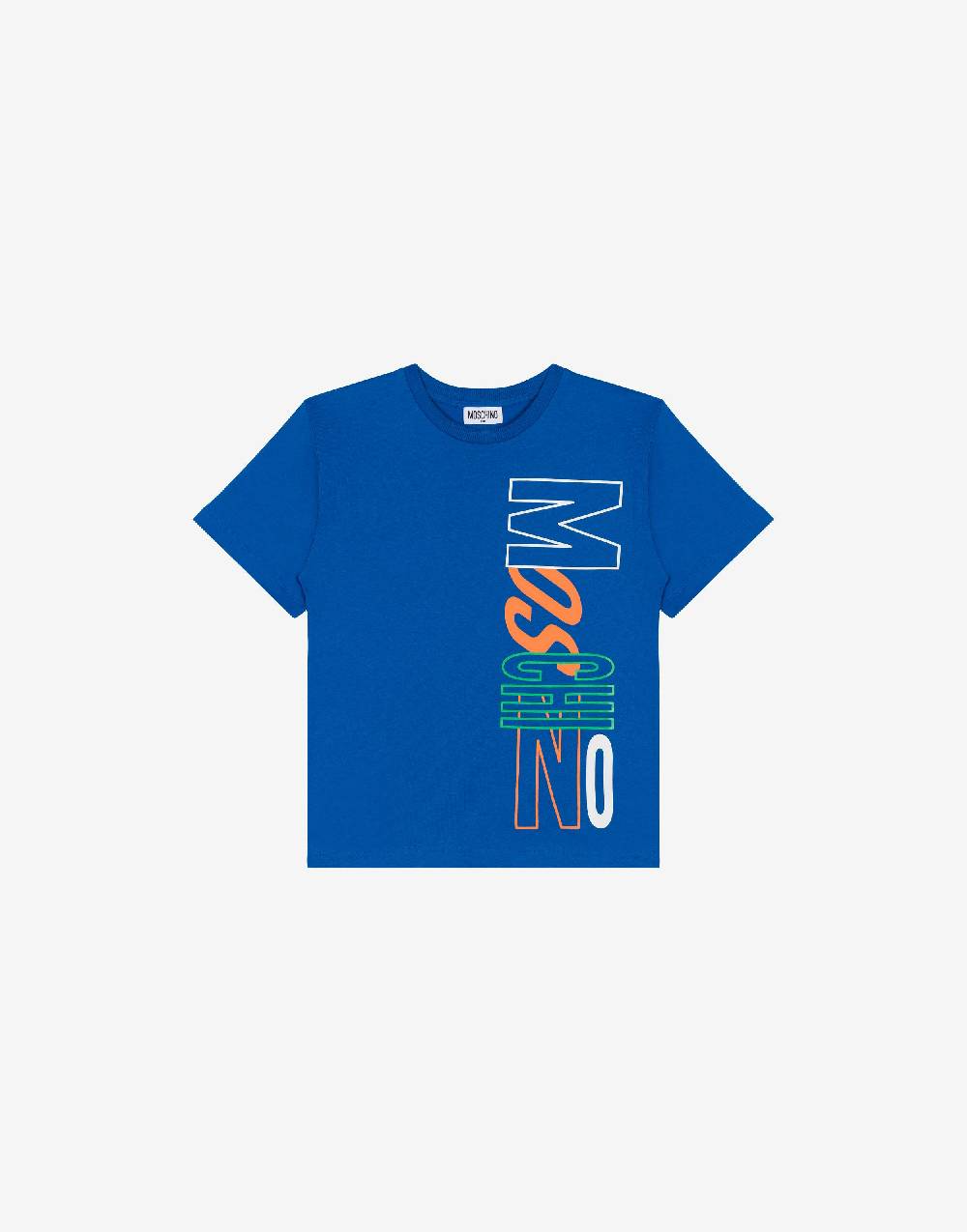 Love Moschino Maxi t-shirt in jersey Multicolor Logo Enormi risparmi