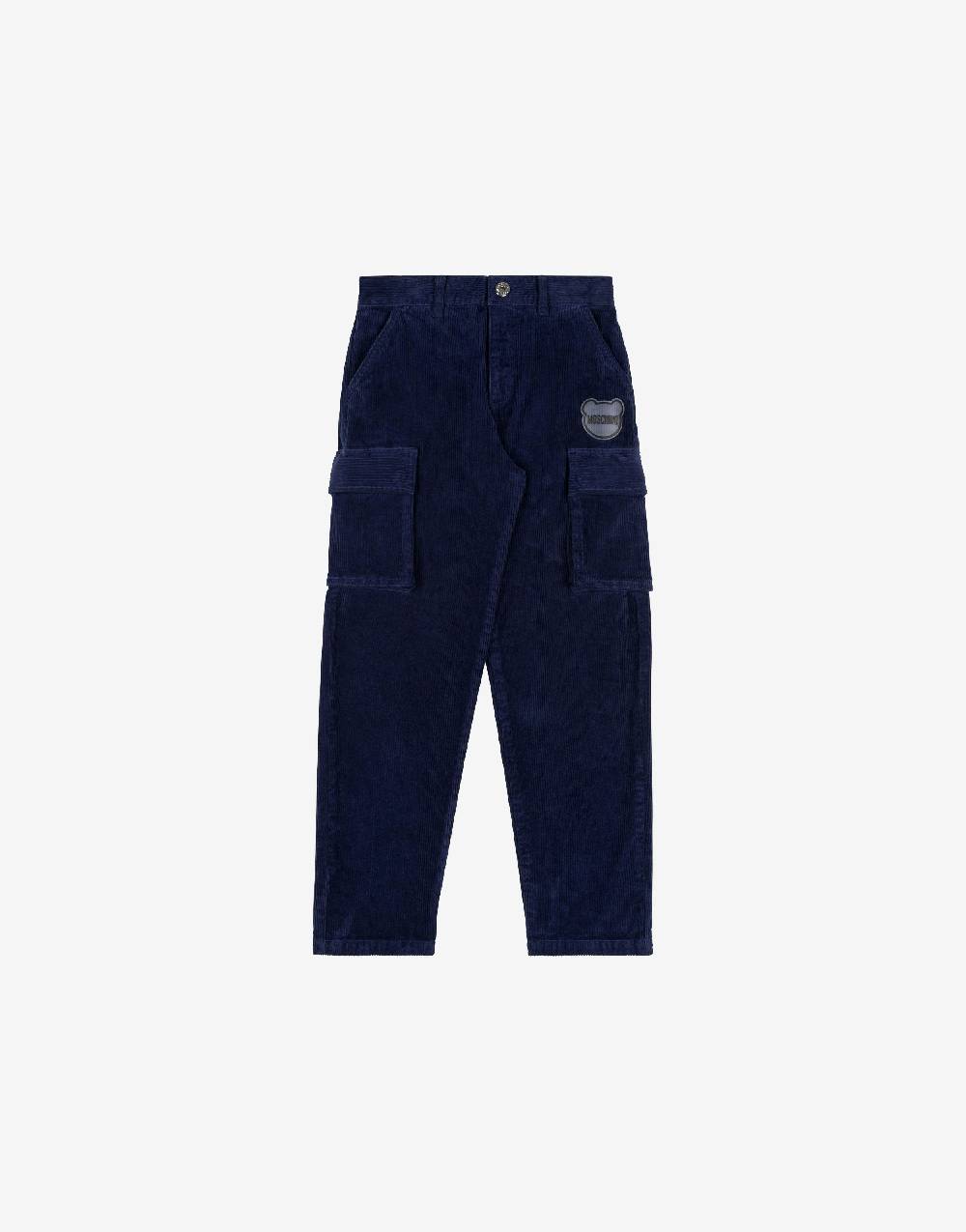 Love Moschino Pantalone in corduroy Teddy Patch Prezzo basso
