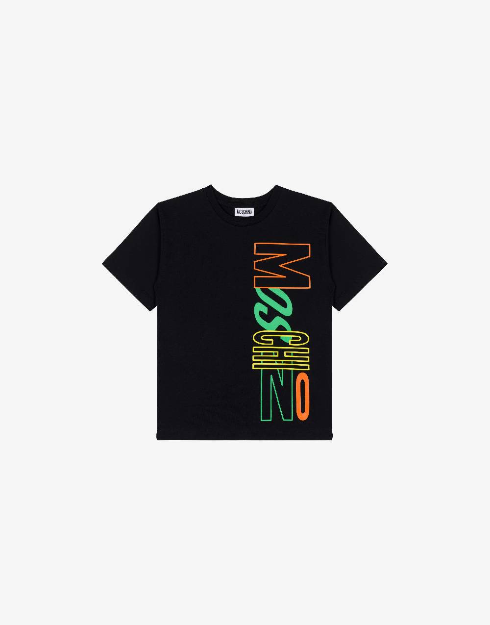 Love Moschino Maxi t-shirt in jersey Multicolor Logo Offerta settimanale