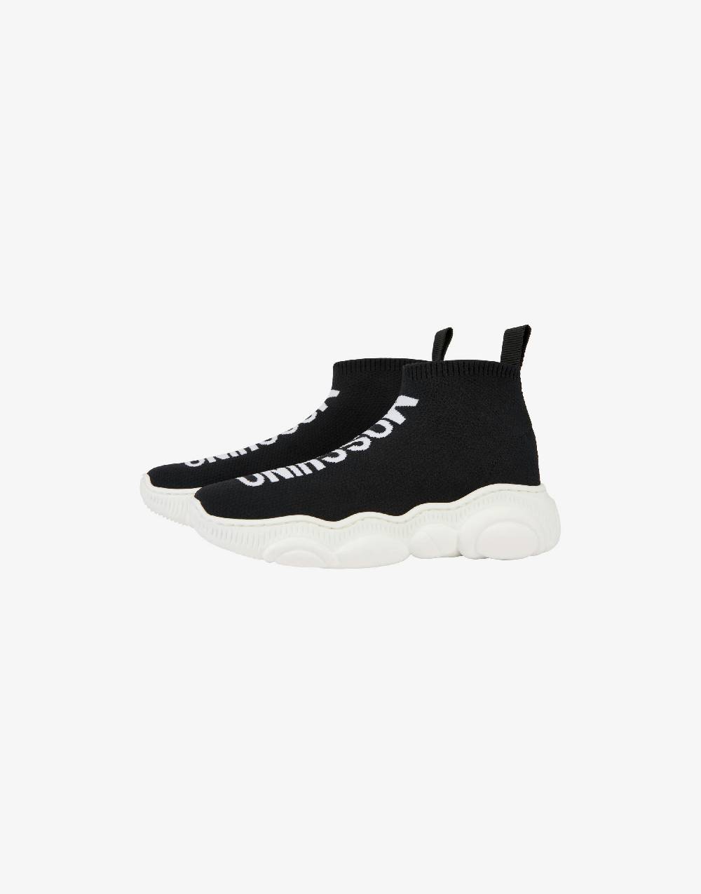 Love Moschino Sock sneakers Teddy Shoes con maxi logo