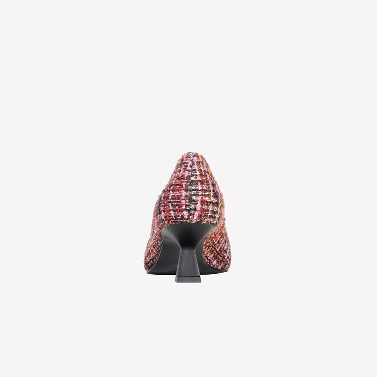 Roberto Festa DÉCOLLETÉ IN BOUCLÉ MULTICOLOR CON ACCESSORIO STRASS EVILLY Soddisfazione Garantita