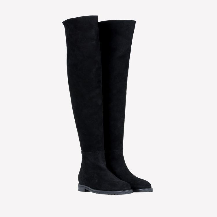 Roberto Festa BOOT IN CAMOSCIO COLOR NERO ARVID Grande vendita
