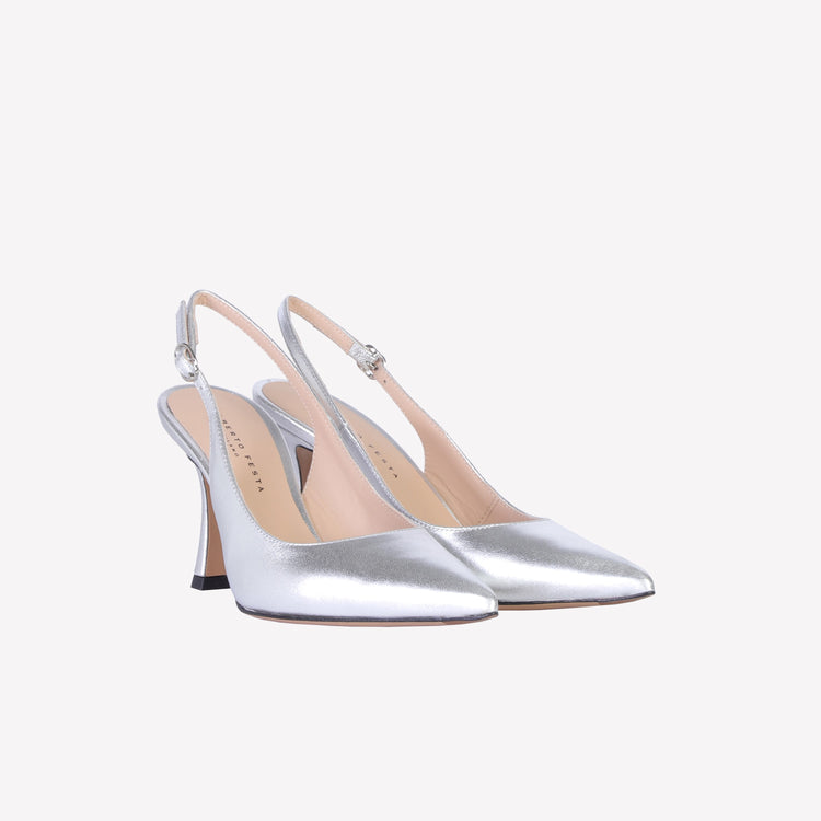 Roberto Festa SLINGBACK IN LUXOR SILVER LAVINIA Offerta per la Festa della Mamma