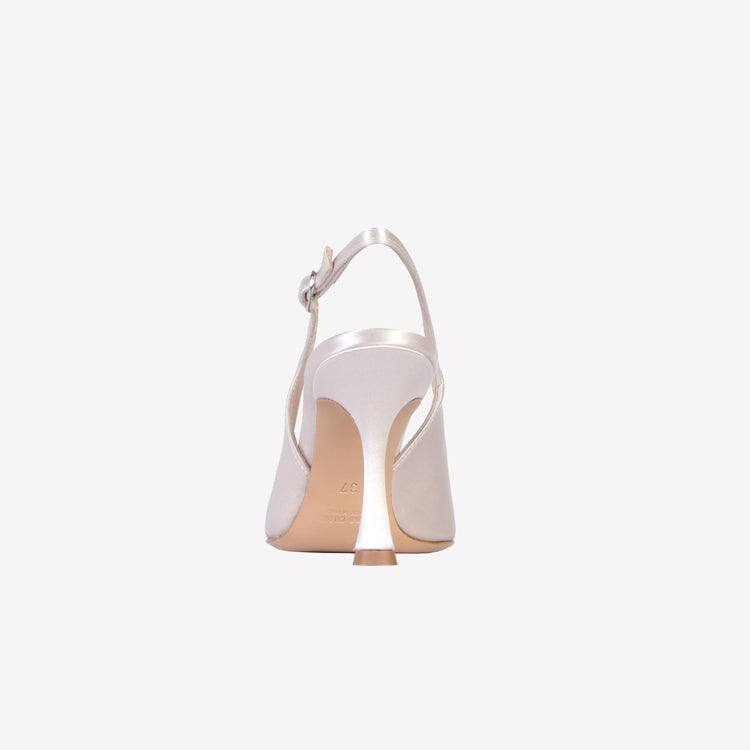 Roberto Festa SLINGBACK IN RASO PERLA LAVINIA Offerta Giorno del Papà