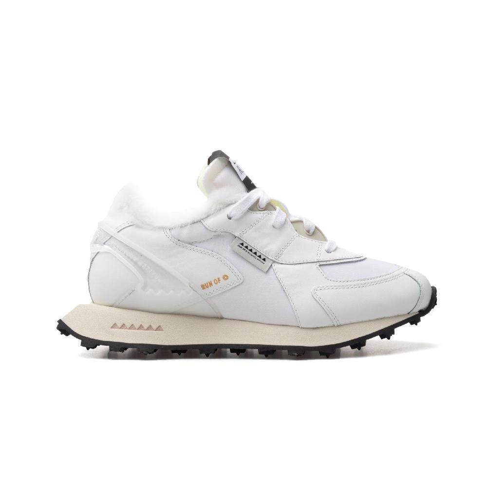 RUN OF Artic SH sneakers in pelle shearling e nylon web ufficiale In Saldo