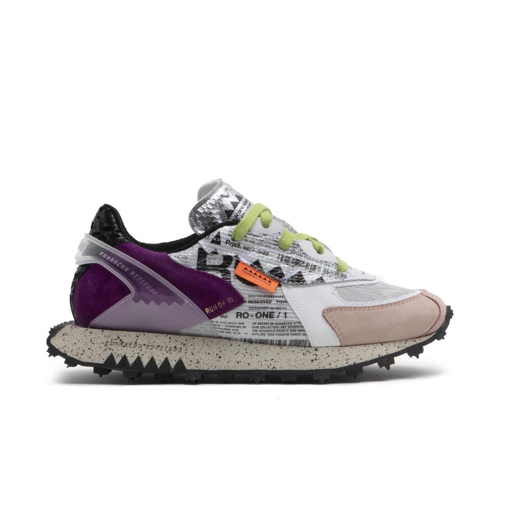 RUN OF Ro1 Furia sneakers in pelle nylon pelle scamosciata e rete Vendita