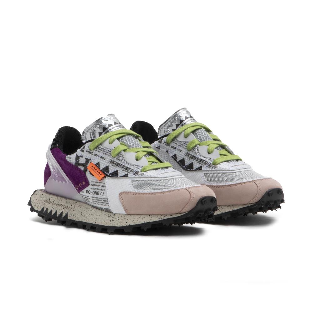 RUN OF Ro1 Furia sneakers in pelle nylon pelle scamosciata e rete Vendita