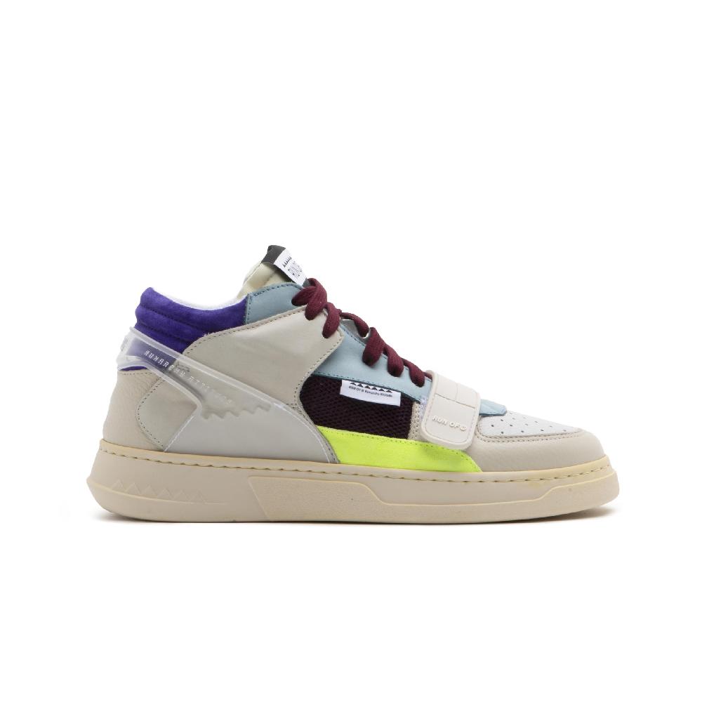 RUN OF Mixy sneakers in pelle e pelle scamosciata Fino al 60% di sconto