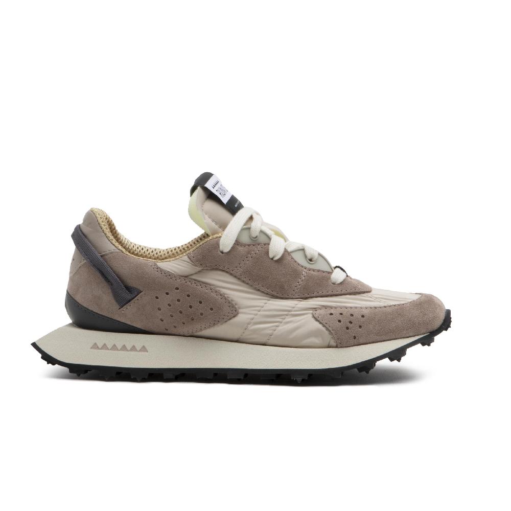 RUN OF Elio sneakers in pelle scamosciata e nylon Novità