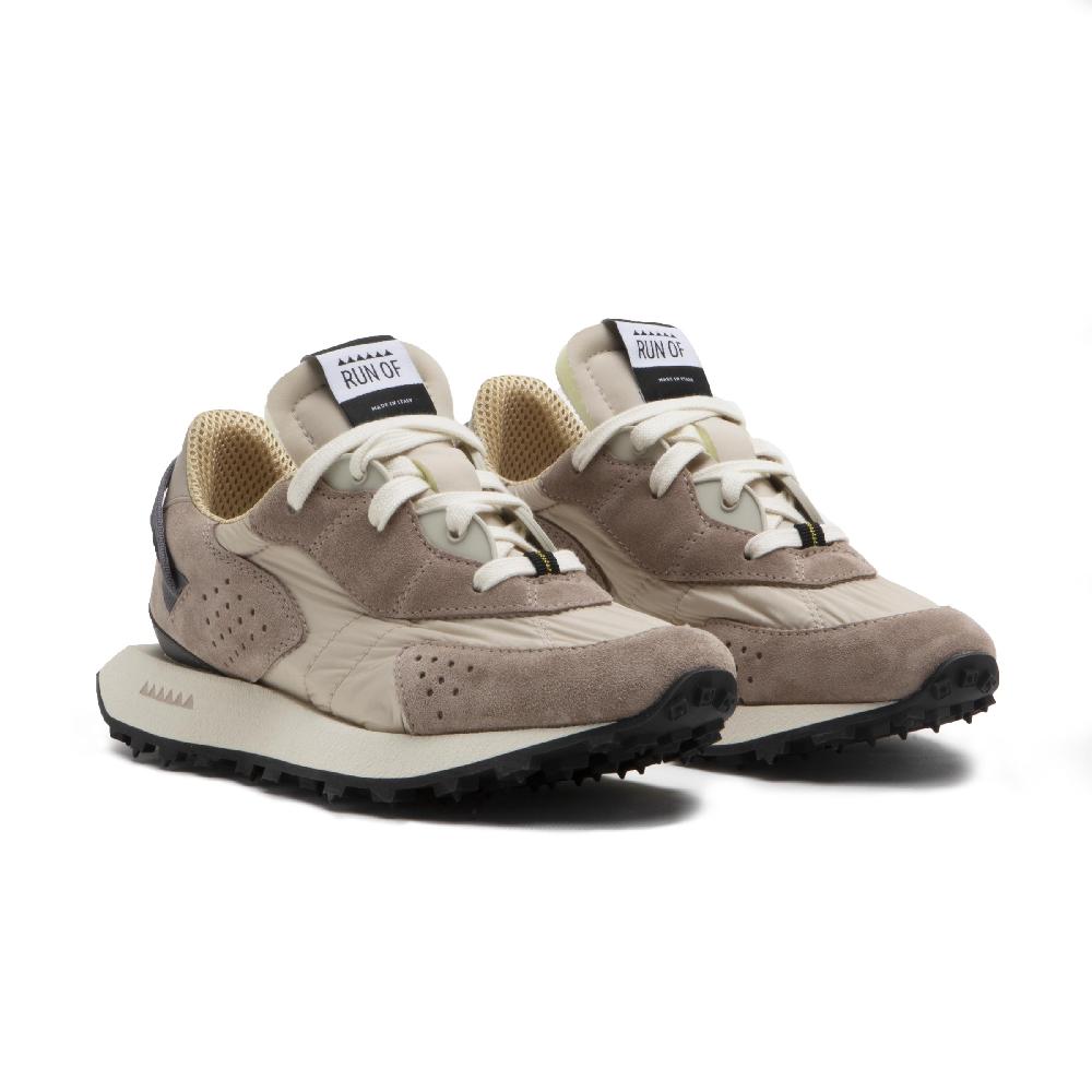 RUN OF Elio sneakers in pelle scamosciata e nylon Novità