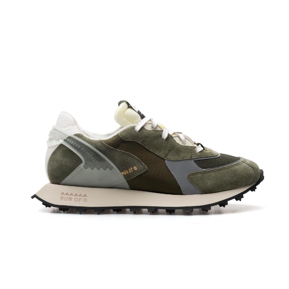 RUN OF Military sneakers uomo in pelle scamosciata e nylon | sito ufficiale RUN OF Italia