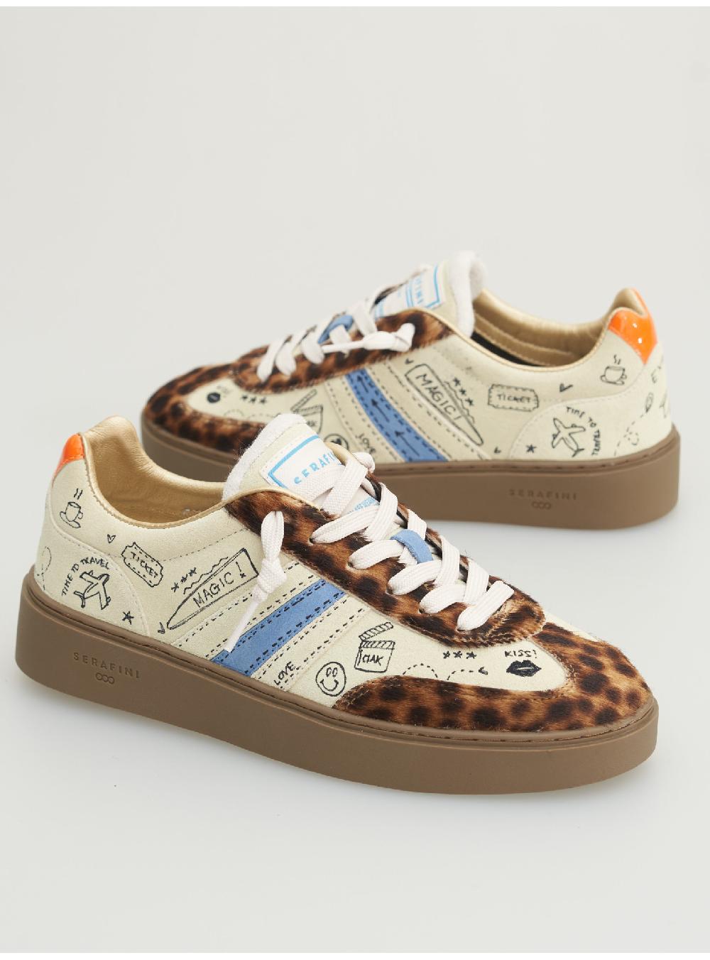 ﻿Serafini COURT - BEIGE LEOPARD - DONNA Serafini Shop Sconto