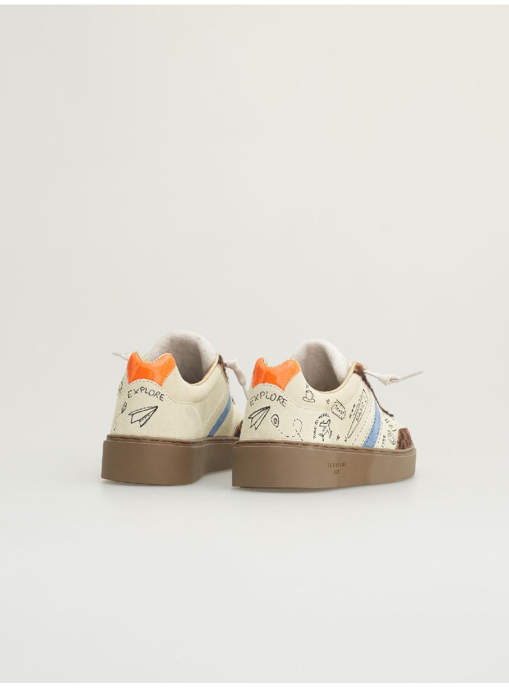 ﻿Serafini COURT - BEIGE LEOPARD - DONNA Serafini Shop Sconto