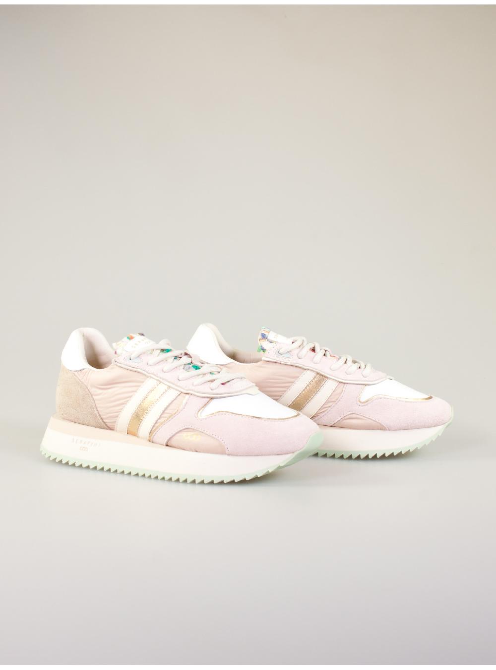 Serafini sneakers donna in pelle pelle laminata scamosciato nylon tessuto Serafini Shop I Più Venduti