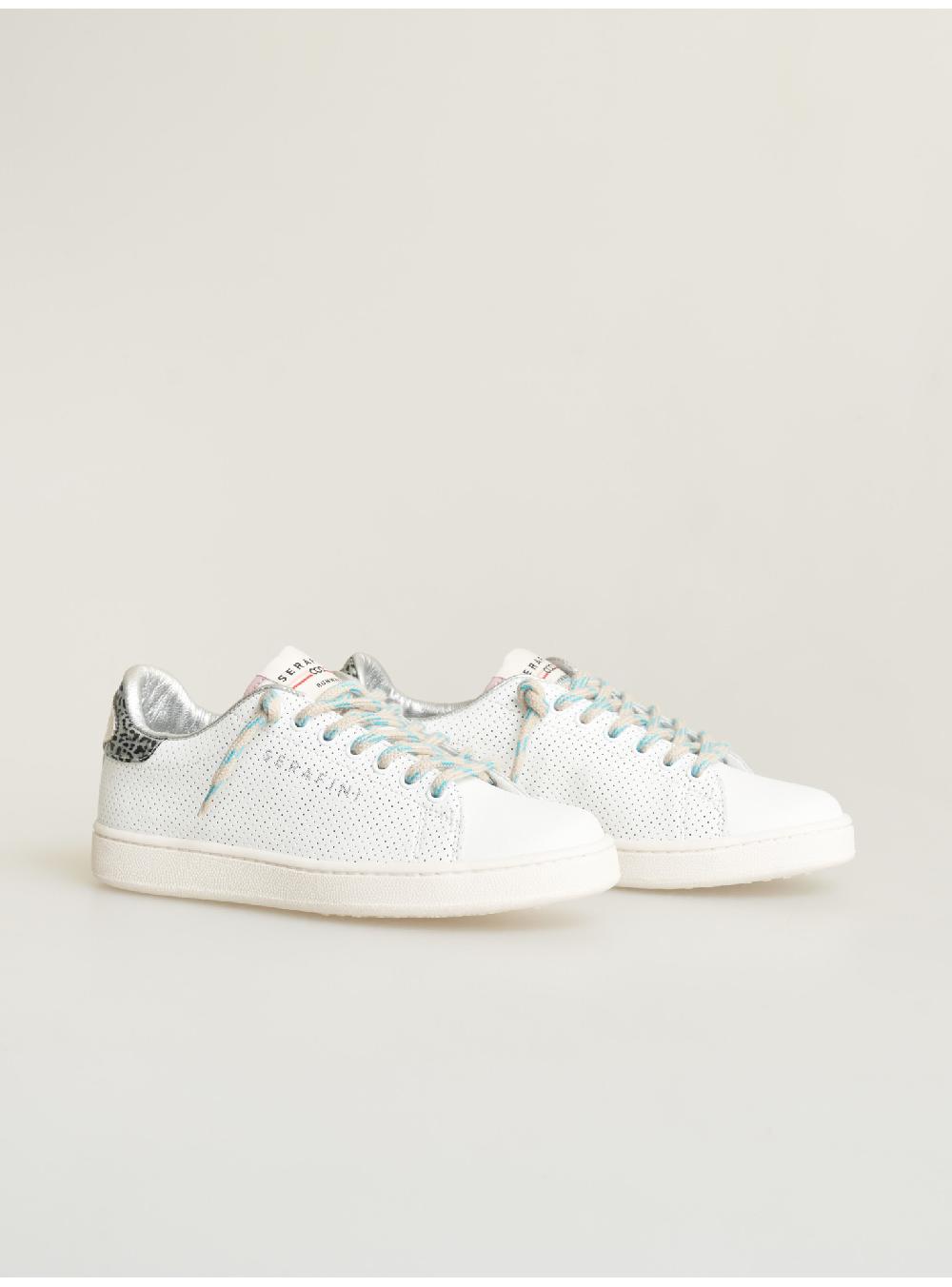 Serafini sneakers donna in pelle pelle laminata pelle perforata Serafini Shop Nuova