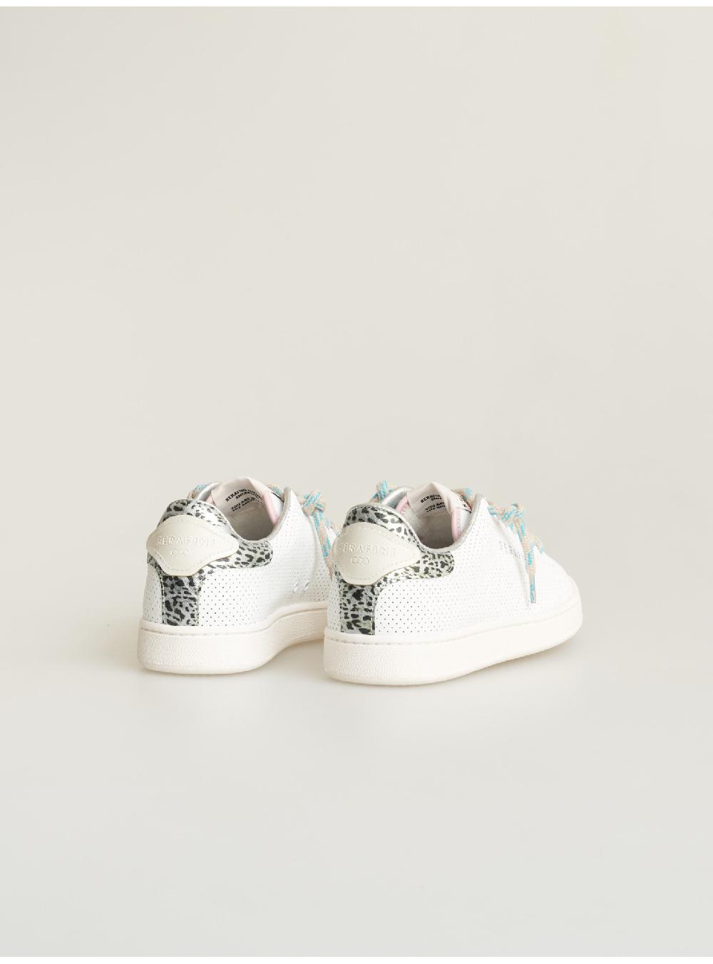 Serafini sneakers donna in pelle pelle laminata pelle perforata Serafini Shop Nuova