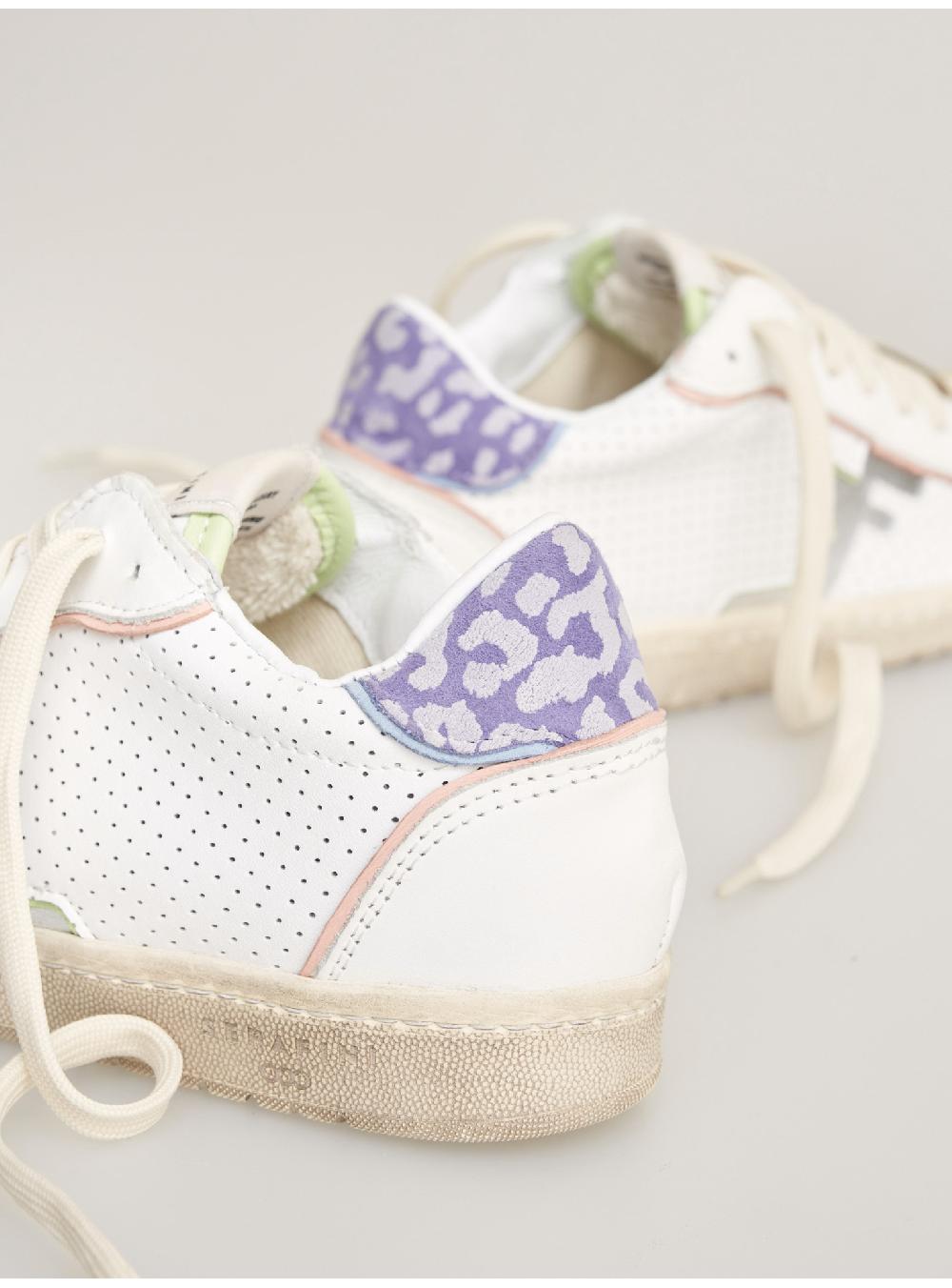 Serafini sneakers donna in pelle pelle laminata pelle perforata Serafini Shop Italy