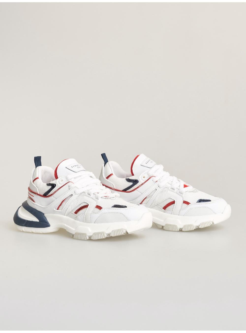 Serafini sneakers donna in pelle pelle laminata tessuto a rete Serafini Shop Italia