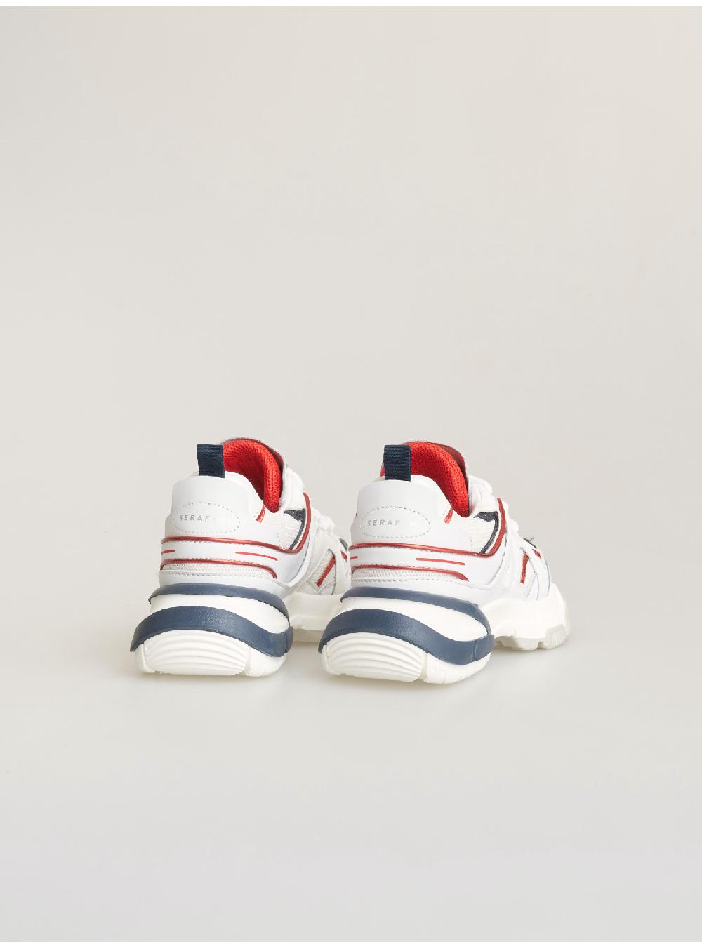 Serafini sneakers donna in pelle pelle laminata tessuto a rete Serafini Shop Italia