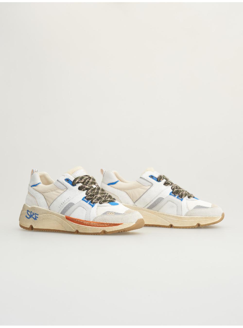 Serafini TOKYO - CRACKED WHITE BLUETTE - TOKYO - UOMO Serafini Shop Vendita