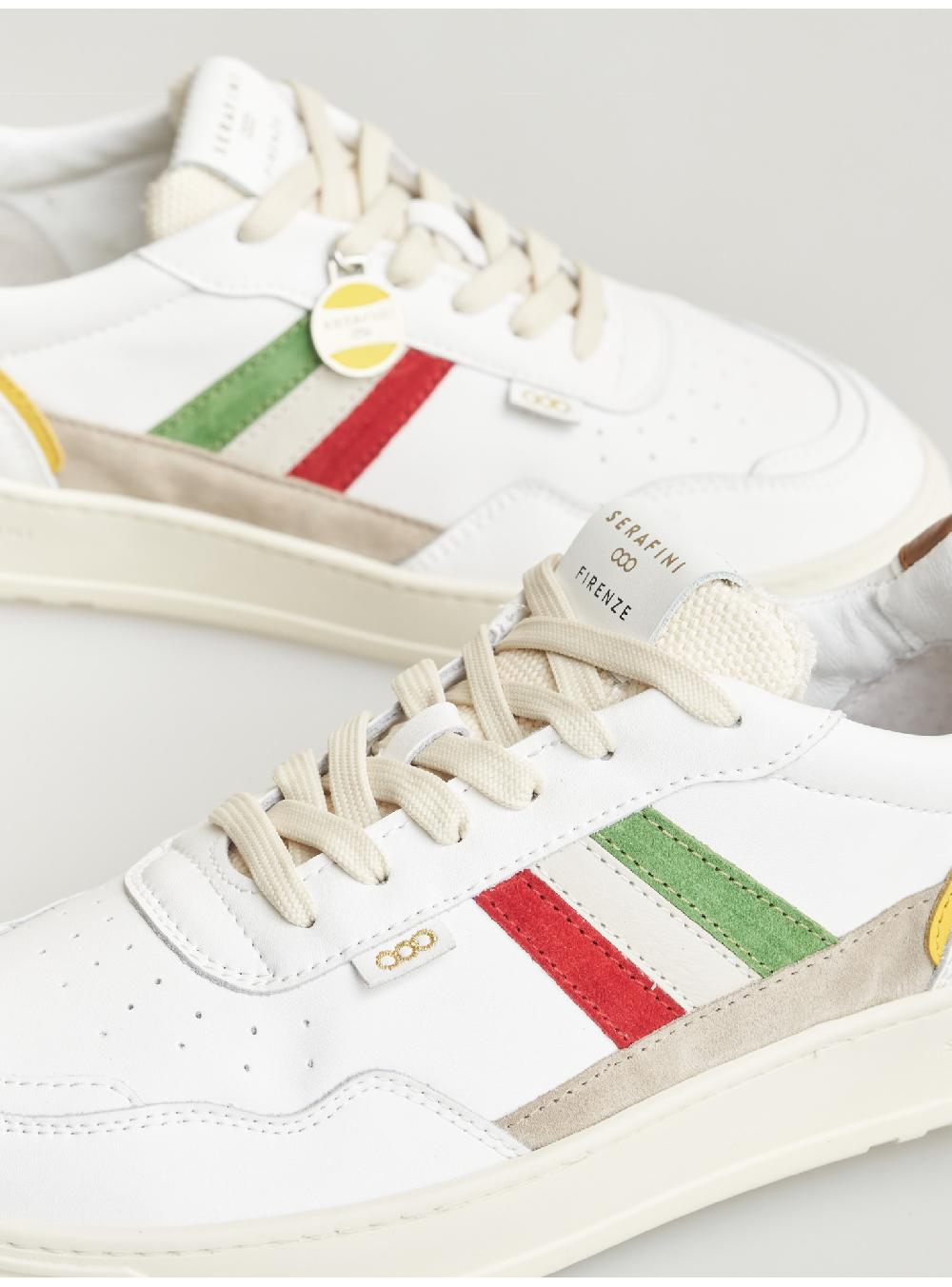 Serafini FIRENZE - WHITE TRICOLOR BUFF Serafini Shop Qualità Garantita
